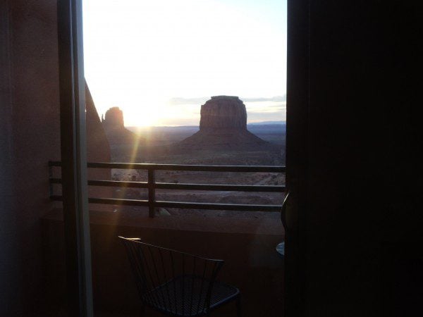 Sunrise in Monument Valley