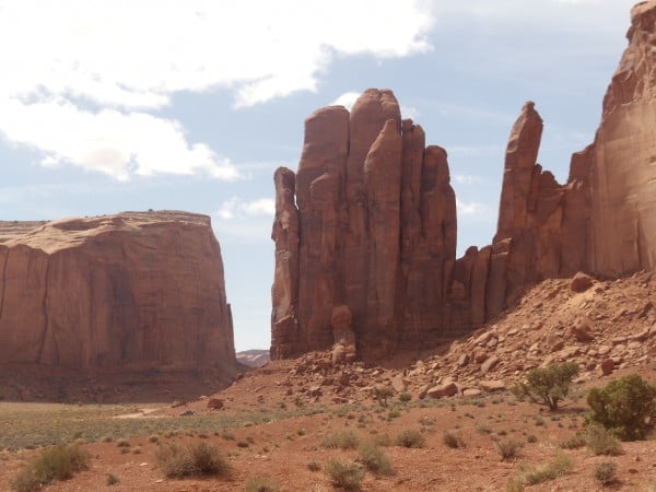 Driving Through Monument Valley