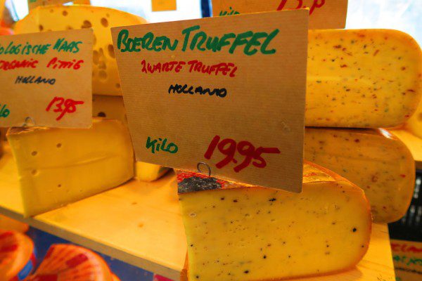 Cheese in Noordermarkt Amsterdam