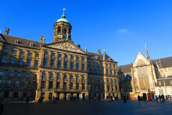 Dam Square Royal Palace Amsterdam