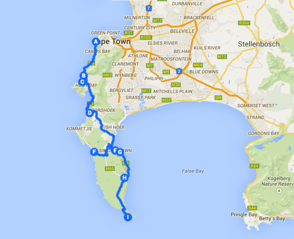 Cape Town to Cape of Good Hope