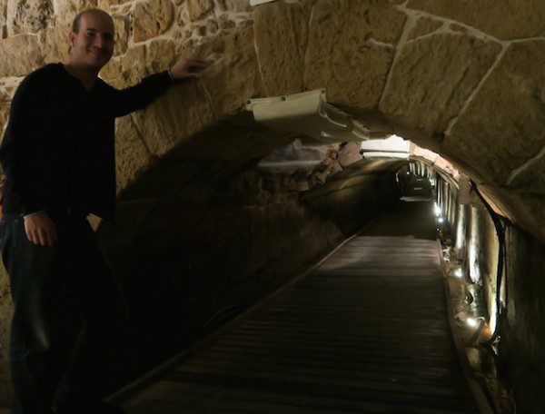 Templars Tunnel Acre Israel
